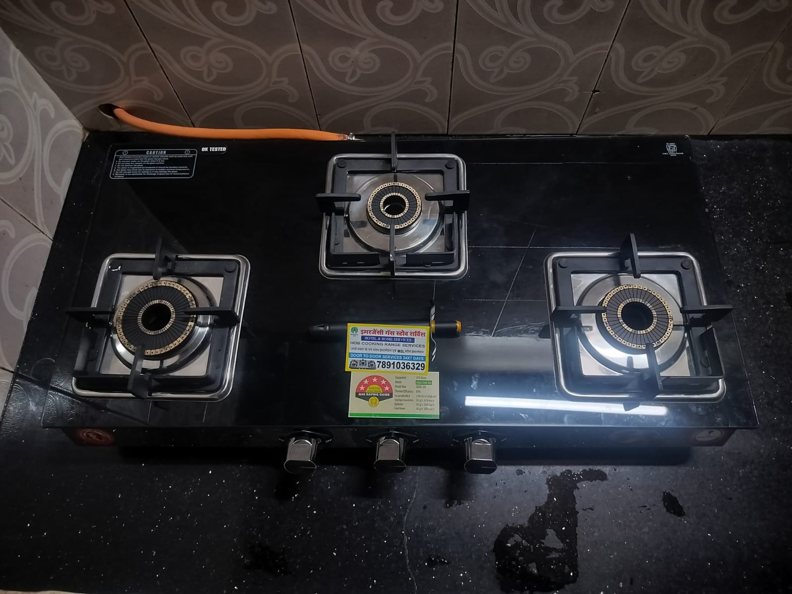 Kitchen with Gas Stove
